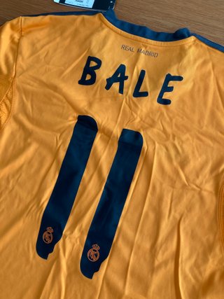 Camiseta Real Madrid 2013/14 Bale Adidas Naranja
