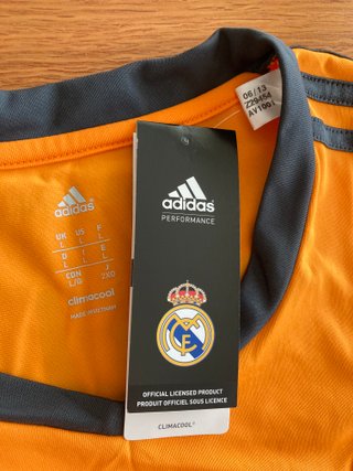 Camiseta Real Madrid 2013/14 Bale Adidas Naranja