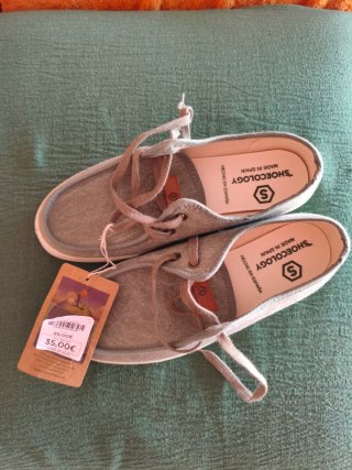 Zapatillas urbanas Shoecology verdes a estrenar