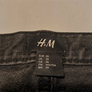 Pantalones cortos vaqueros H&M negros