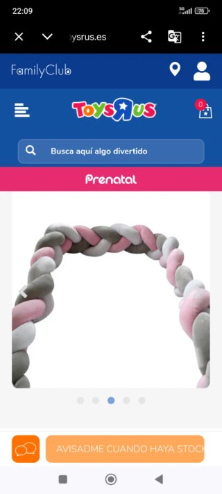Protector cuna trenzado 3 colores