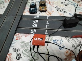 Escalextric con 2 coches Cupra