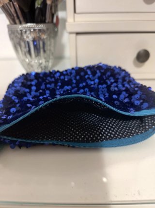 Bolso de mano azul