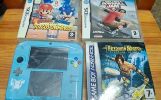 Lote Nintendo 2DS + Juegos Game Boy y DS