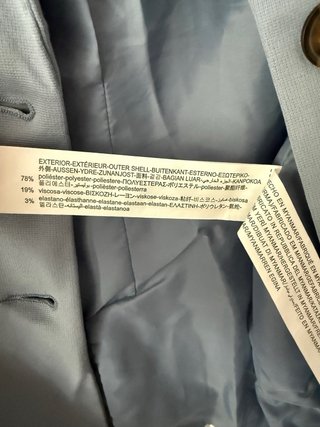 Blazer Stradivarius Azul Talla S
