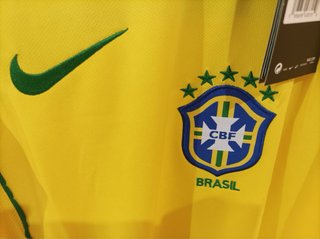 Camiseta Fútbol Brasil Nike 2002 Talla L