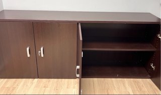 Muebles de oficina madera marrón