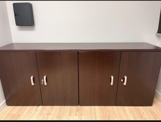 Muebles de oficina madera marrón