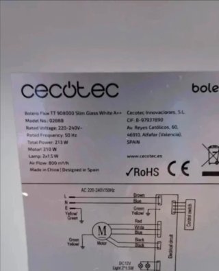 Campana extractora Cecotec bolero flux TT 908000