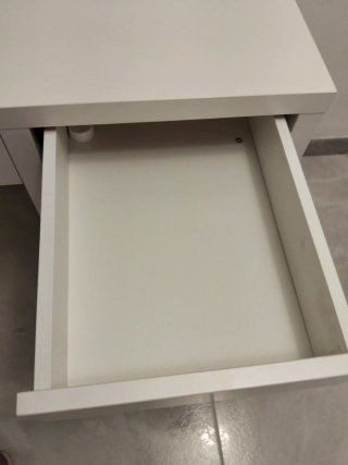 Pupitre estudio blanco con cajón y puerta