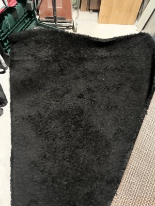 Alfombra IKEA pelo negro