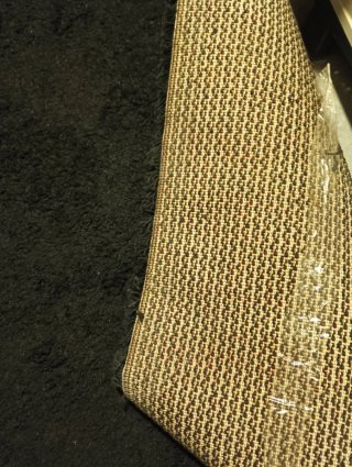 Alfombra IKEA pelo negro