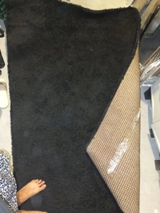 Alfombra IKEA pelo negro