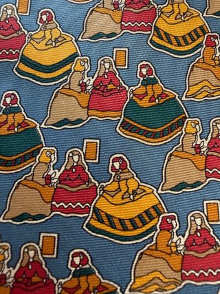 Corbata Loewe Seda Vintage Las Meninas