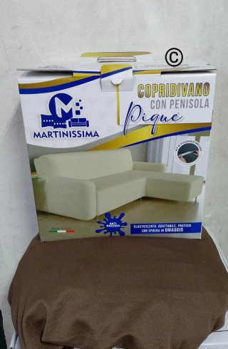 Copridivano Martinissima Pique con penisola