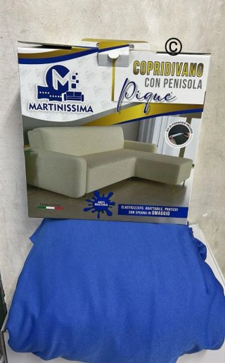 Copridivano Martinissima Pique con penisola