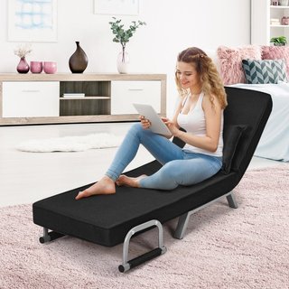 3 en 1 Sofá cama individual reclinable Sillón ajus