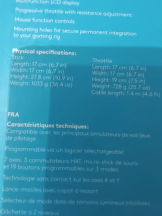 Logitech Simulador de Vuelo