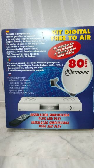 Antena Parabólica Metronic 80cm