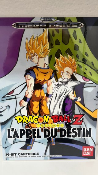Poster plastificado Dragon Ball Z Mega Drive