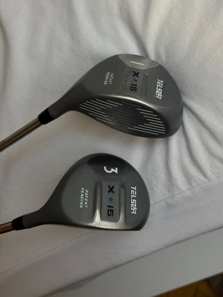 SET DE 16 PALOS DE HOLF + BOLSA WILSON Y TEES.