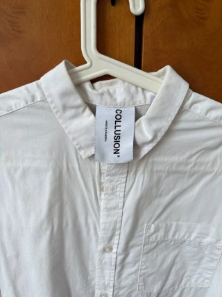 Camicia bianca Collusion S