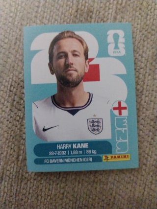 Cromo Harry Kane Inglaterra 2026