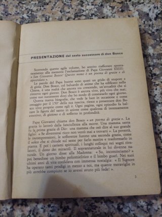 biografia vintage Don Bosco di Bianco De Ambrogio