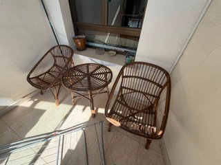 Muebles de terraza mimbre