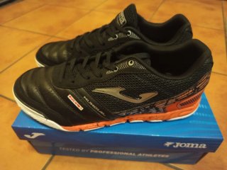 Zapatillas Joma Mundial 2501 Indoor Negras Naranja