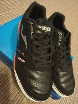 Zapatillas Joma Mundial 2501 Indoor Negras Naranja