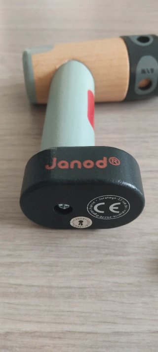 Taladro de juguete Janod madera