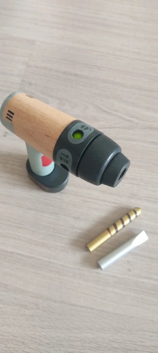 Taladro de juguete Janod madera