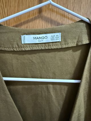Mono Mango Verde Oliva Talla XS