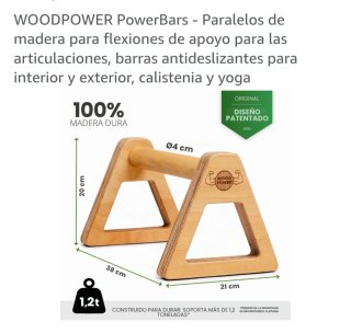 Paralelas Calistenia Profesionales Madera