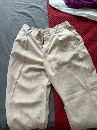 Zara Camicia Uomo Beige Taglia M