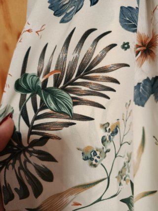Mono largo estampado floral