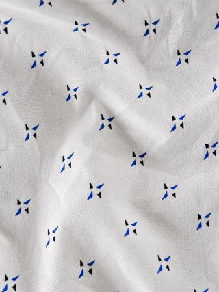 Camisa Nautica manga corta estampada Color Blanco.