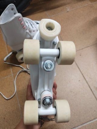 Patines artísticos blancos talla 37