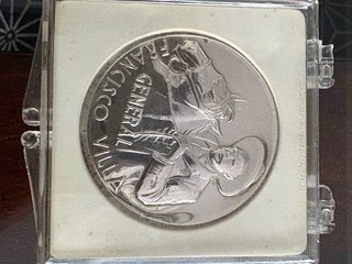 Moneda Plata General Francisco Villa