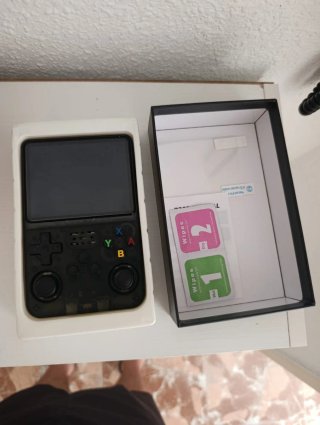 Consola Retro R36S Nintendo Game Boy Advance Negra
