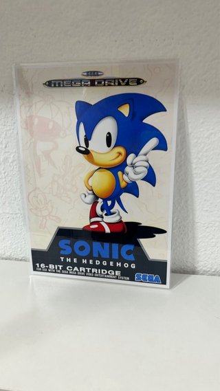 Póster plastificado Sonic The Hedgehog Mega Drive