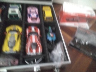 Maletín Scalextric con Coches