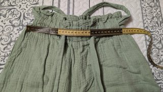 Pantalón ancho mujer verde menta
