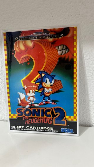 Póster plastificado Sonic 2 Sega Mega Drive
