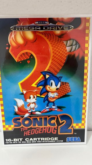 Póster plastificado Sonic 2 Sega Mega Drive