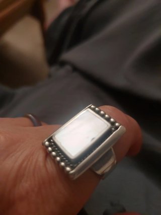Anillo Plata y Nácar