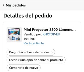 Proyector HOWWOO Blanco