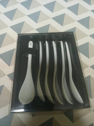Cucharillas de cerámica para aperitivos