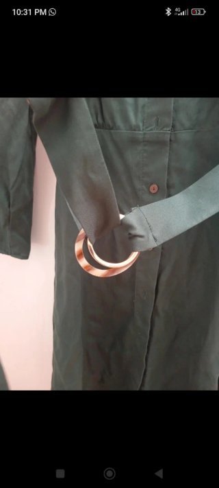 Vestido verde Mango nuevo